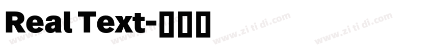 Real Text字体转换